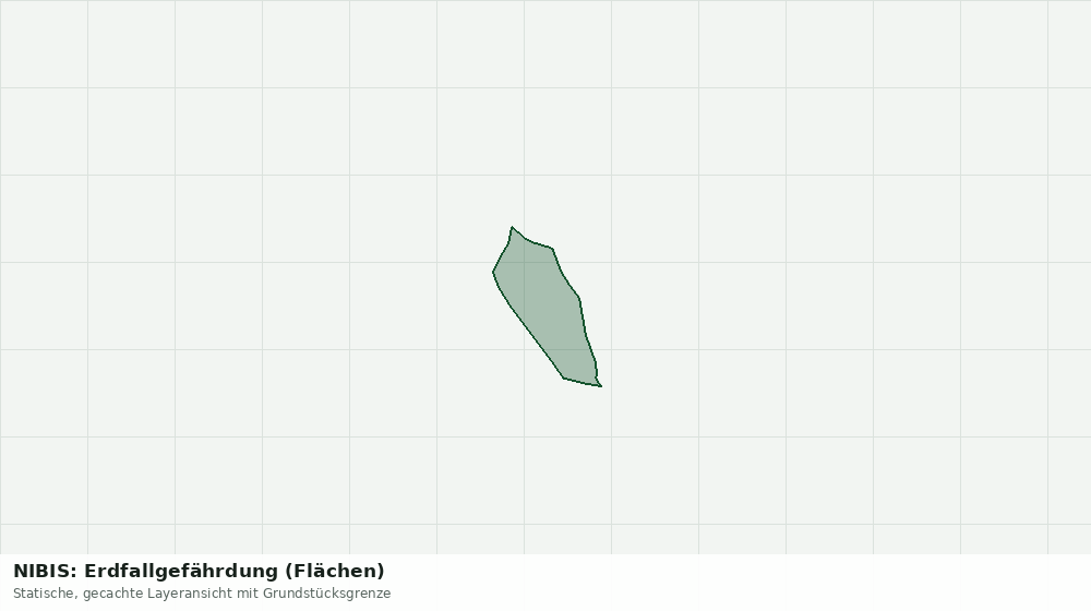 Statische Kartenansicht: NIBIS: Erdfallgefährdung (Flächen)