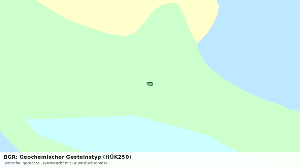 Statische Kartenansicht: BGR: Geochemischer Gesteinstyp (HÜK250)