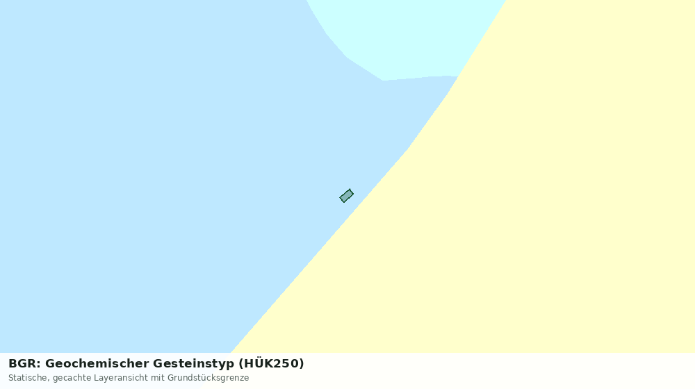 Statische Kartenansicht: BGR: Geochemischer Gesteinstyp (HÜK250)