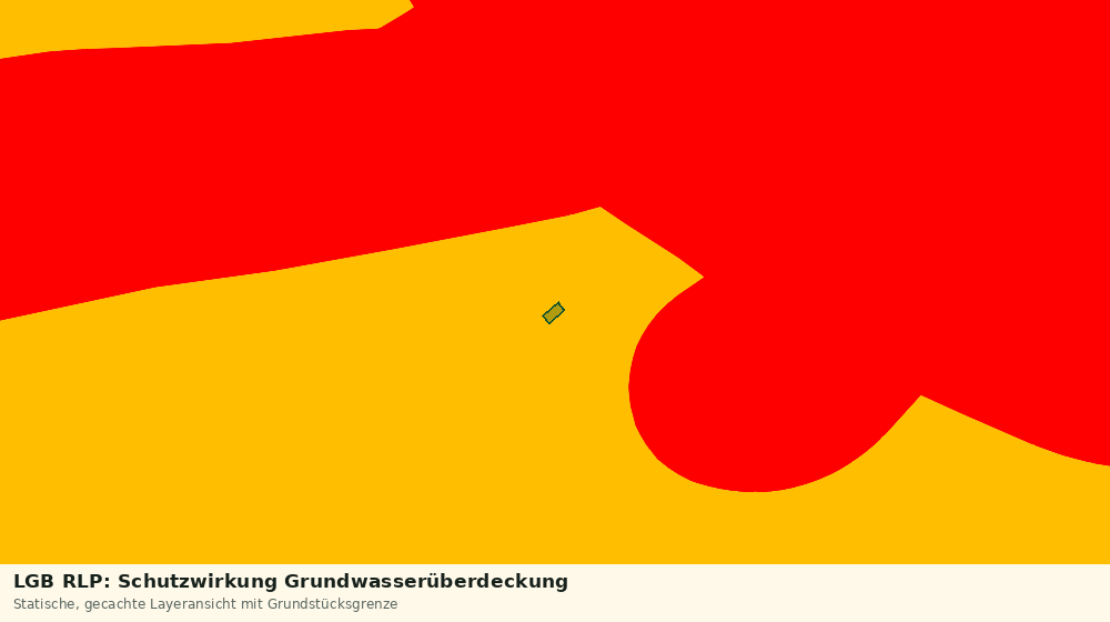 Statische Kartenansicht: LGB RLP: Schutzwirkung Grundwasserüberdeckung