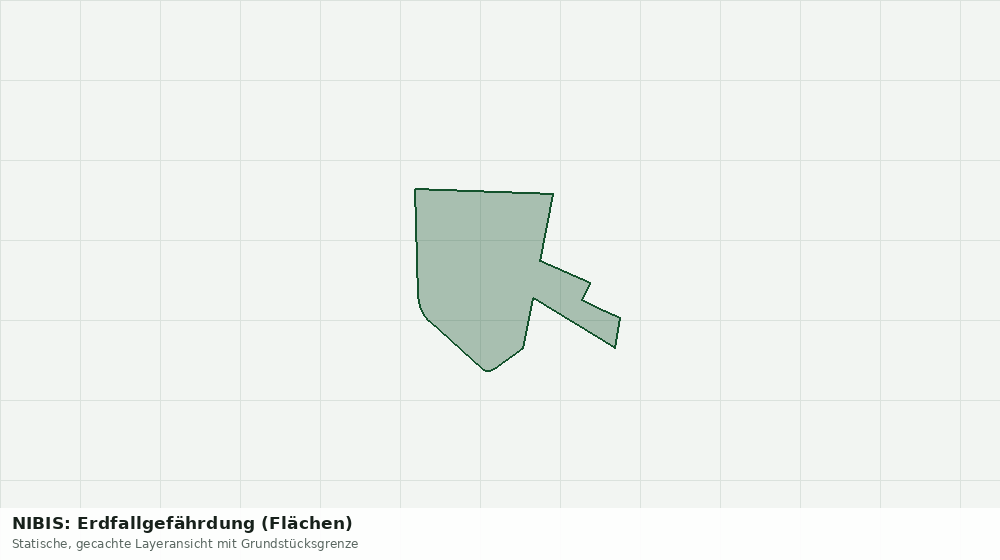 Statische Kartenansicht: NIBIS: Erdfallgefährdung (Flächen)