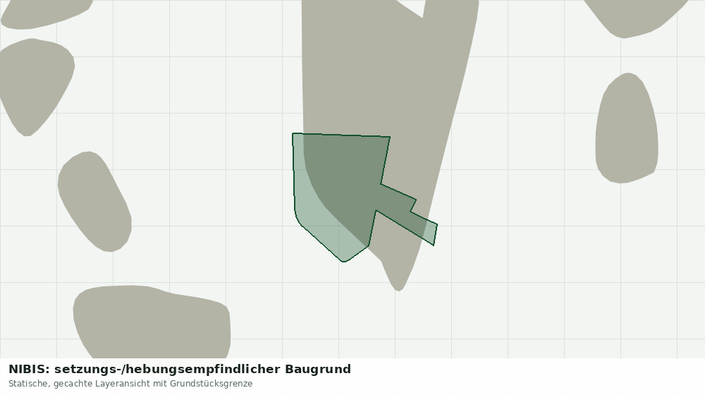 Statische Kartenansicht: NIBIS: setzungs-/hebungsempfindlicher Baugrund