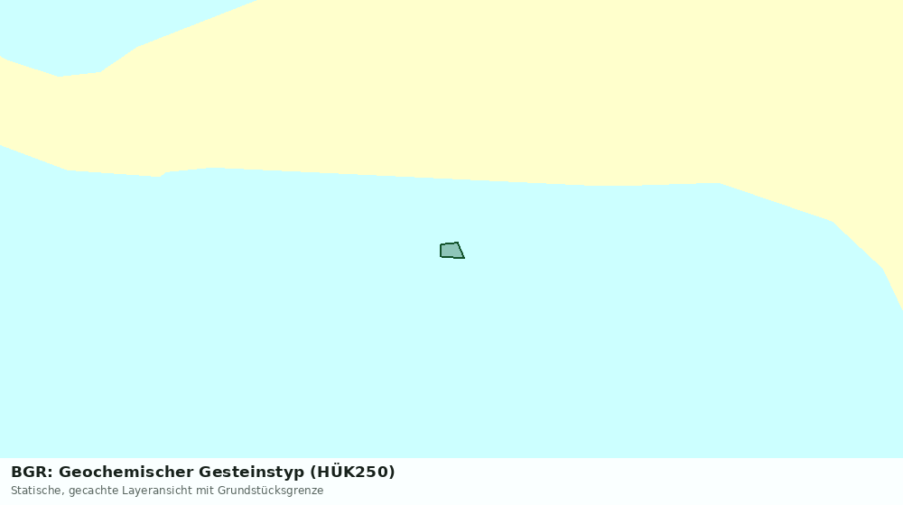 Statische Kartenansicht: BGR: Geochemischer Gesteinstyp (HÜK250)