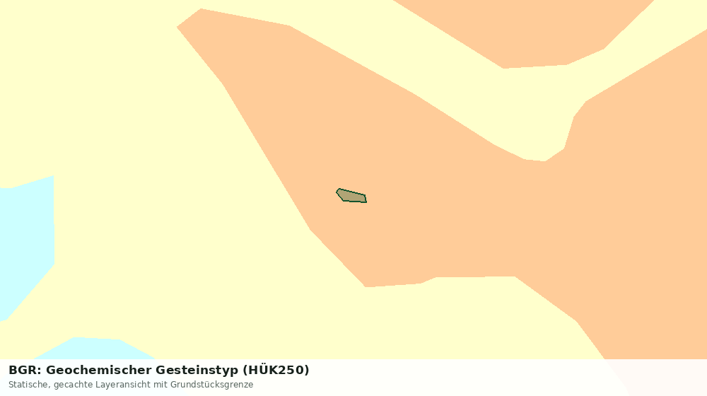 Statische Kartenansicht: BGR: Geochemischer Gesteinstyp (HÜK250)