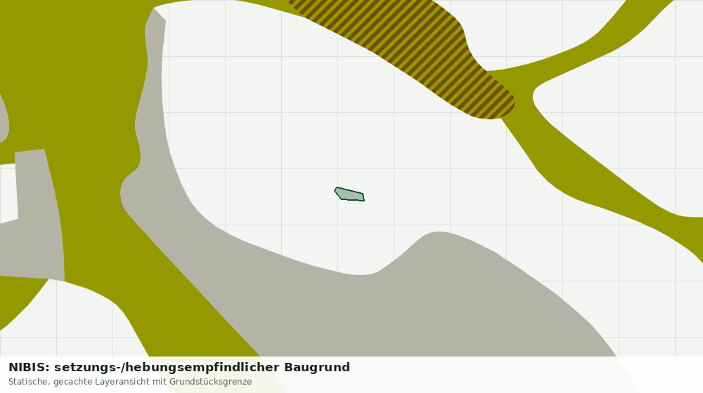 Statische Kartenansicht: NIBIS: setzungs-/hebungsempfindlicher Baugrund