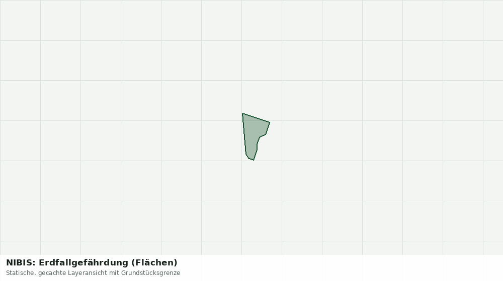 Statische Kartenansicht: NIBIS: Erdfallgefährdung (Flächen)