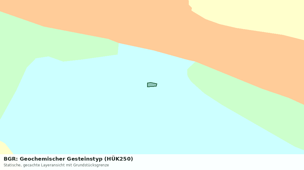 Statische Kartenansicht: BGR: Geochemischer Gesteinstyp (HÜK250)