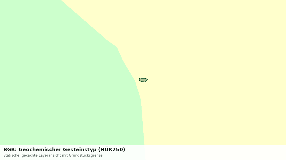 Statische Kartenansicht: BGR: Geochemischer Gesteinstyp (HÜK250)