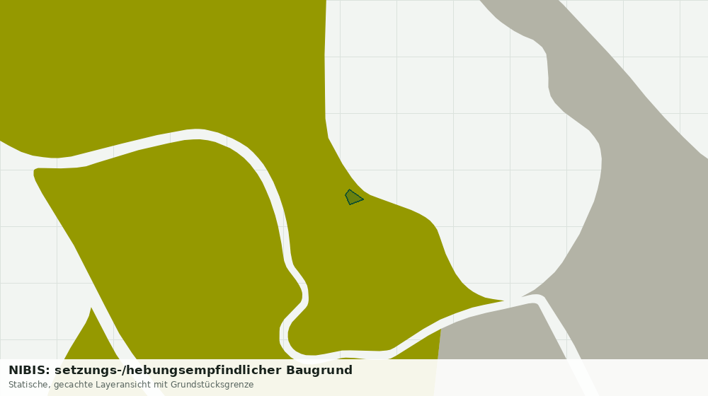 Statische Kartenansicht: NIBIS: setzungs-/hebungsempfindlicher Baugrund
