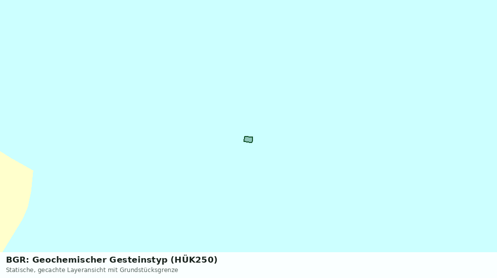 Statische Kartenansicht: BGR: Geochemischer Gesteinstyp (HÜK250)