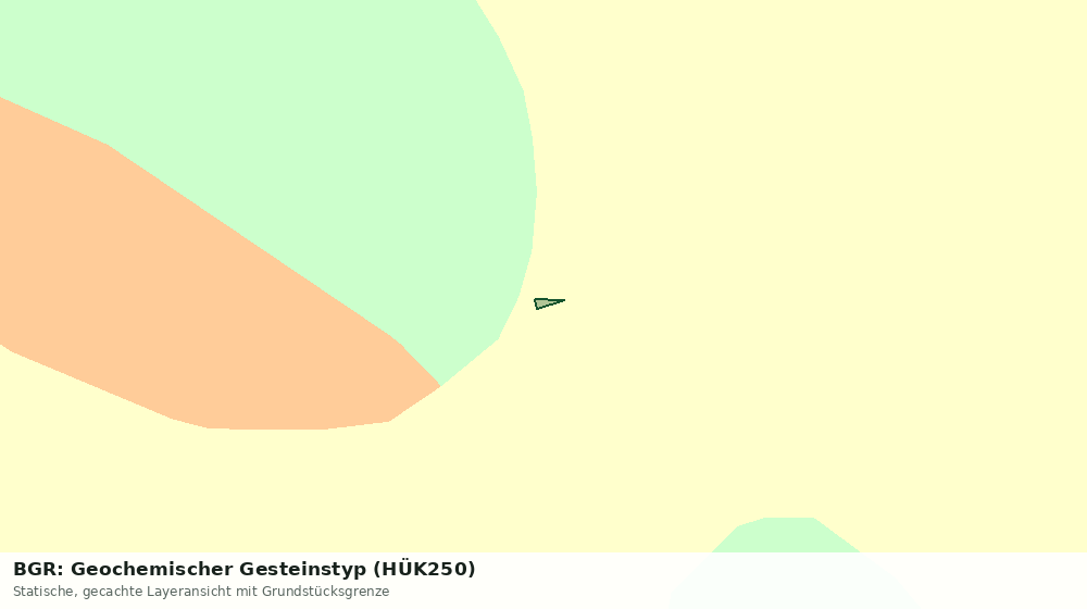 Statische Kartenansicht: BGR: Geochemischer Gesteinstyp (HÜK250)