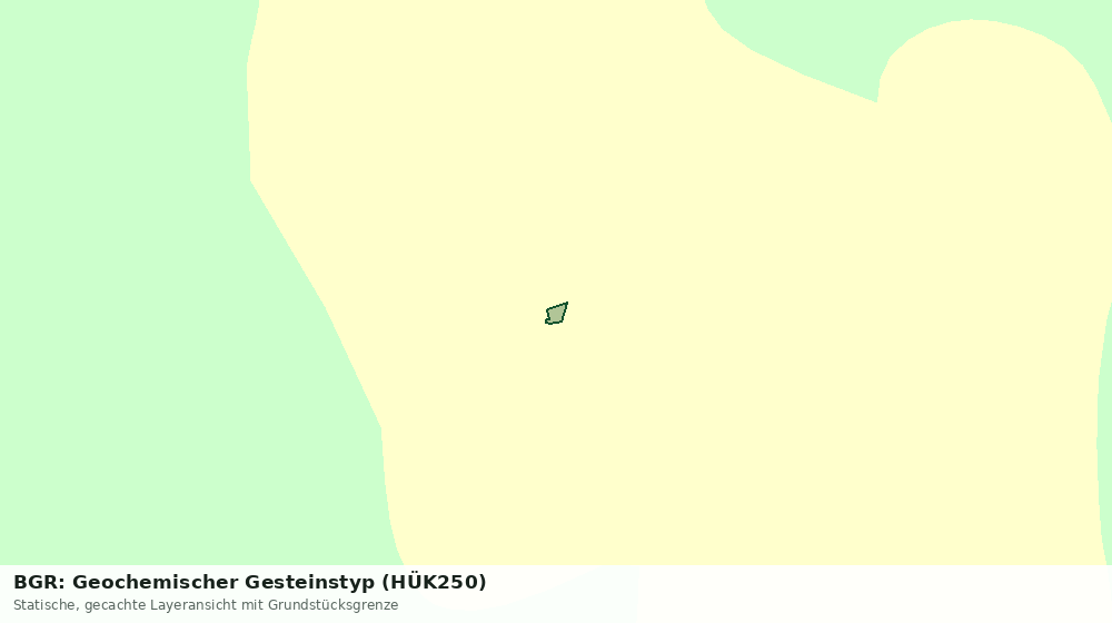 Statische Kartenansicht: BGR: Geochemischer Gesteinstyp (HÜK250)
