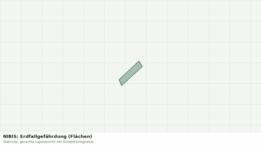 Statische Kartenansicht: NIBIS: Erdfallgefährdung (Flächen)