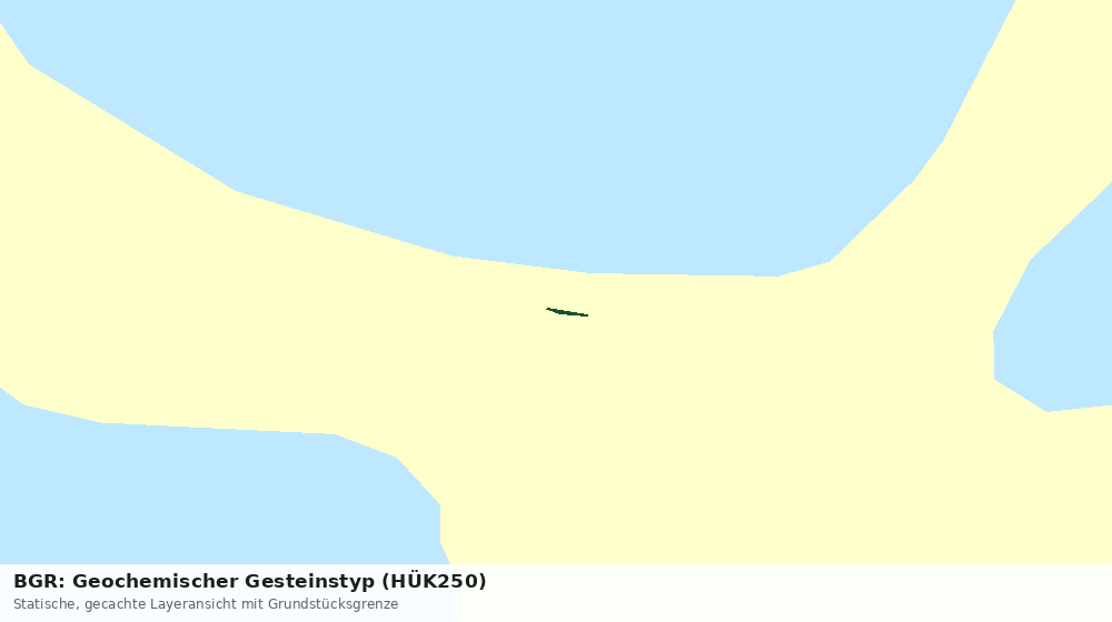Statische Kartenansicht: BGR: Geochemischer Gesteinstyp (HÜK250)