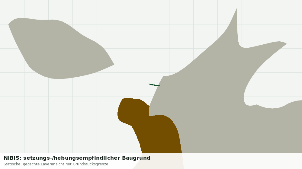 Statische Kartenansicht: NIBIS: setzungs-/hebungsempfindlicher Baugrund