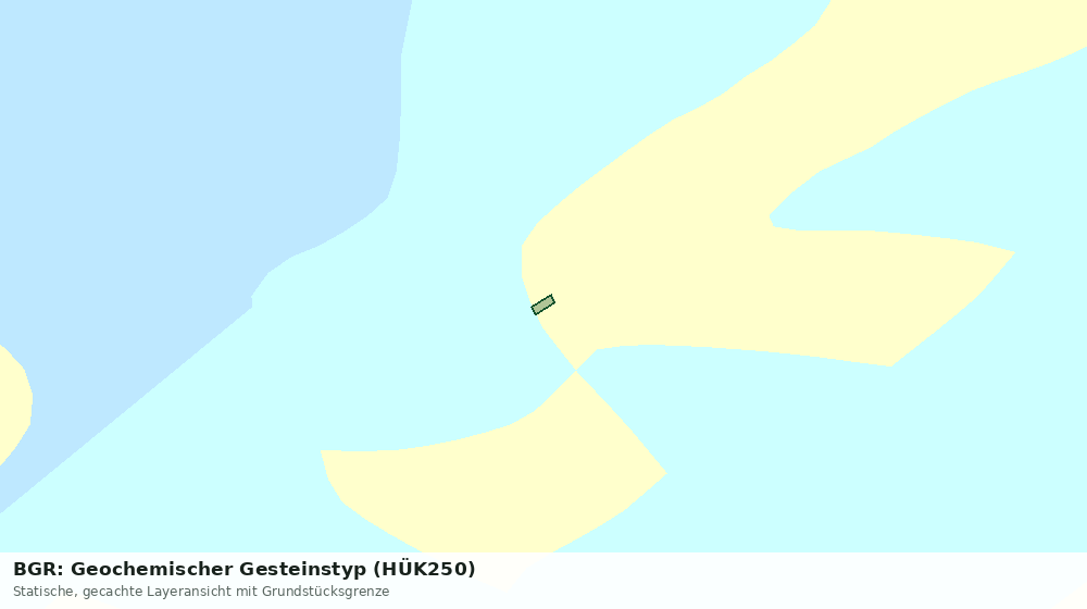 Statische Kartenansicht: BGR: Geochemischer Gesteinstyp (HÜK250)