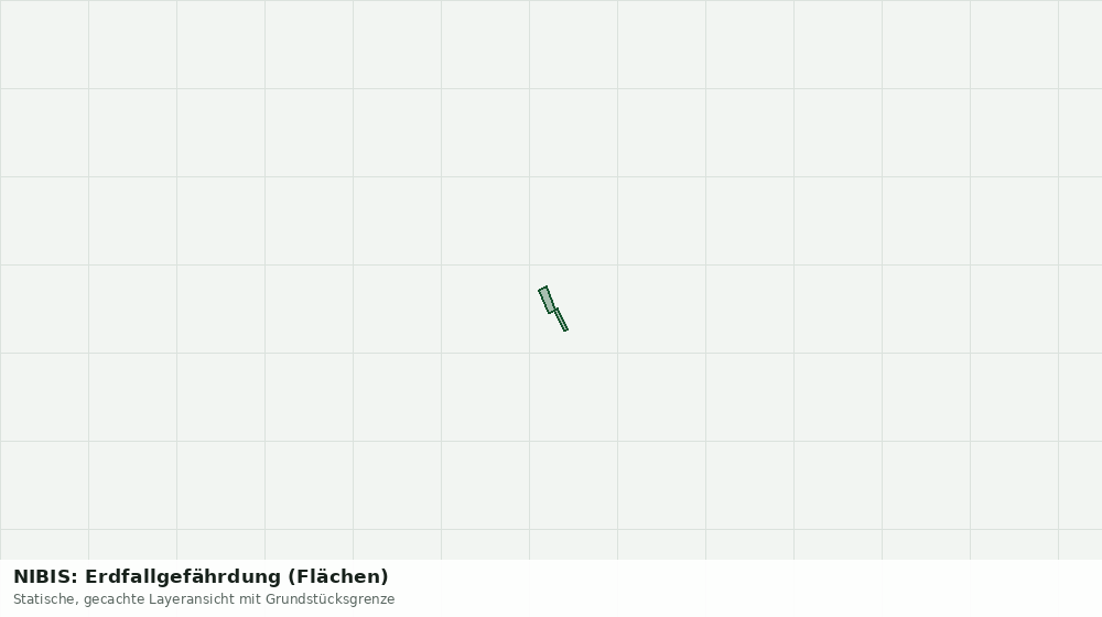 Statische Kartenansicht: NIBIS: Erdfallgefährdung (Flächen)