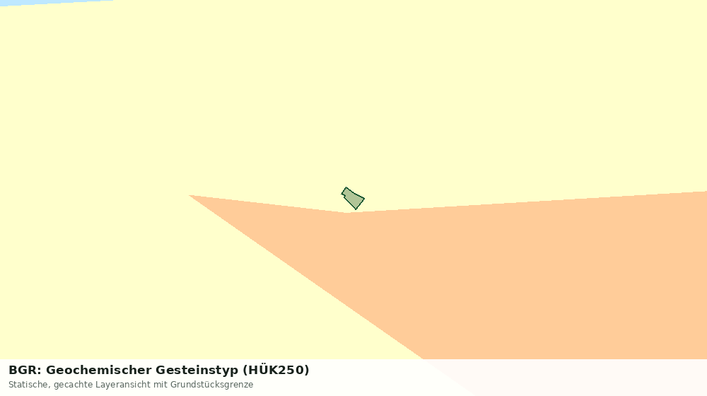 Statische Kartenansicht: BGR: Geochemischer Gesteinstyp (HÜK250)