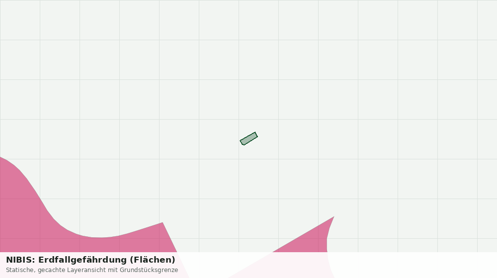 Statische Kartenansicht: NIBIS: Erdfallgefährdung (Flächen)