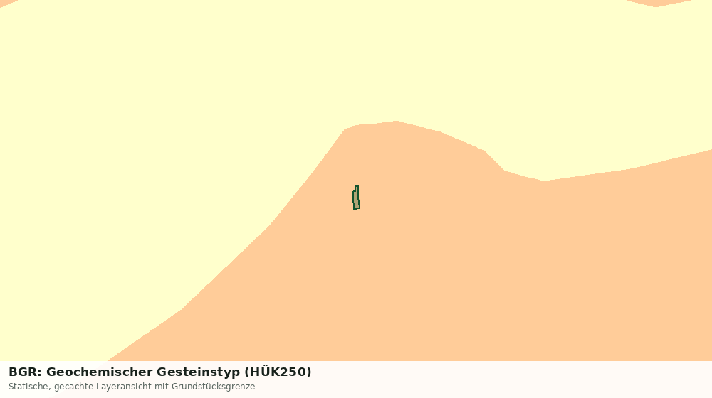 Statische Kartenansicht: BGR: Geochemischer Gesteinstyp (HÜK250)