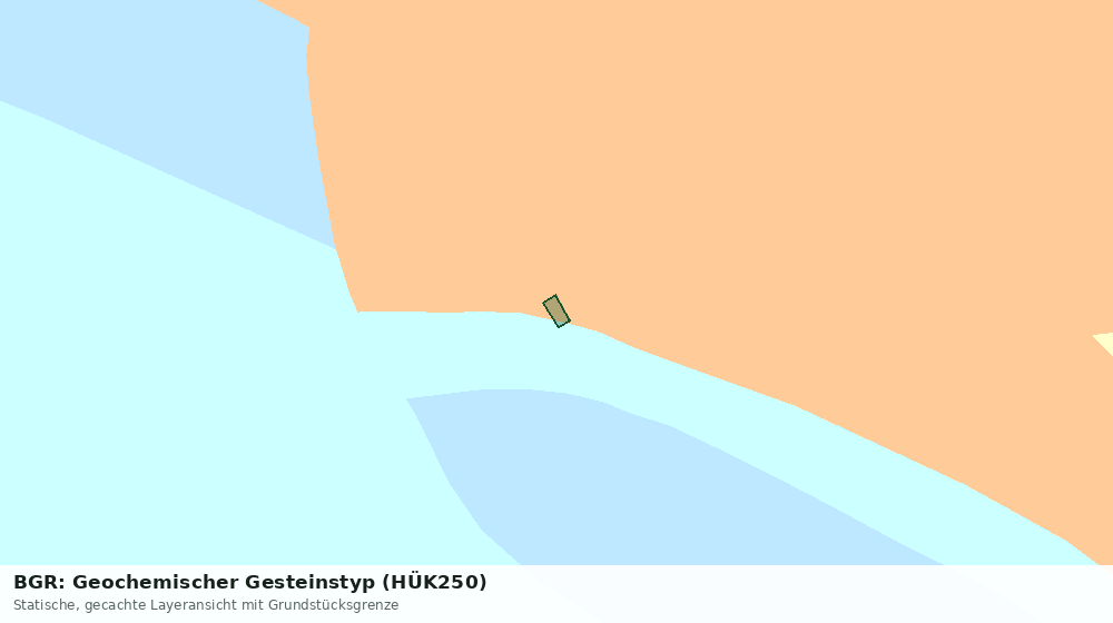 Statische Kartenansicht: BGR: Geochemischer Gesteinstyp (HÜK250)