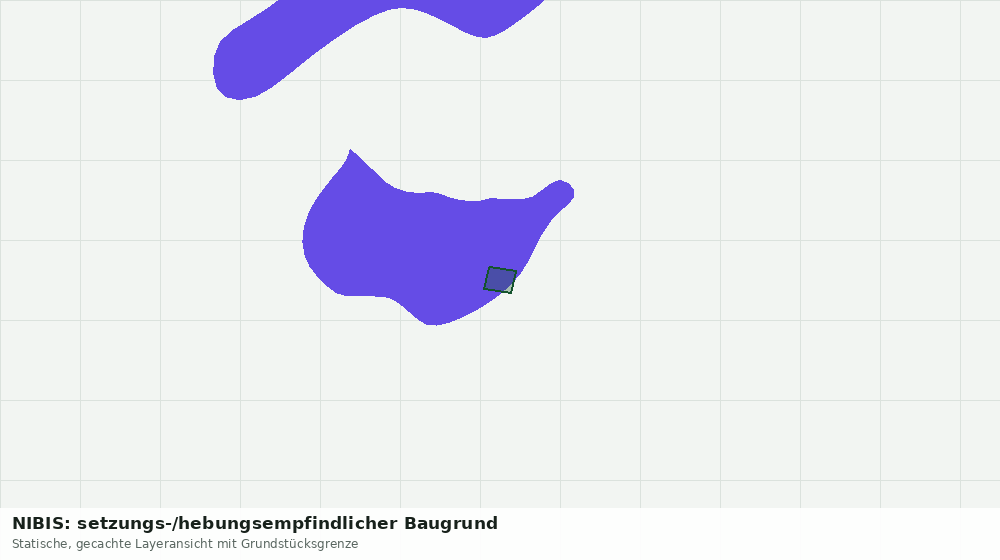 Statische Kartenansicht: NIBIS: setzungs-/hebungsempfindlicher Baugrund
