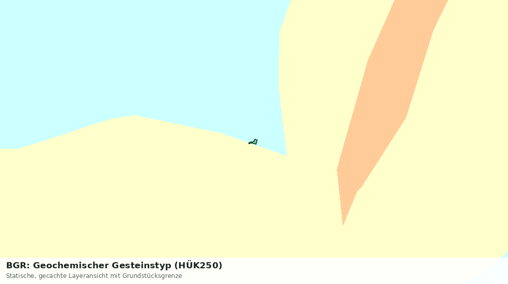 Statische Kartenansicht: BGR: Geochemischer Gesteinstyp (HÜK250)