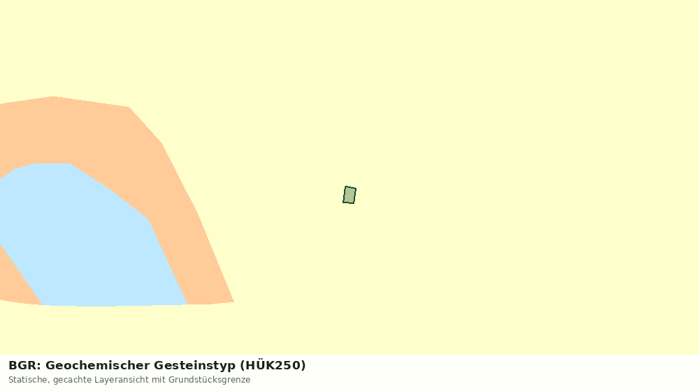 Statische Kartenansicht: BGR: Geochemischer Gesteinstyp (HÜK250)