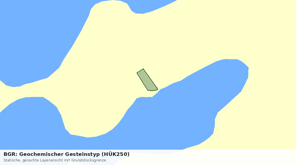 Statische Kartenansicht: BGR: Geochemischer Gesteinstyp (HÜK250)