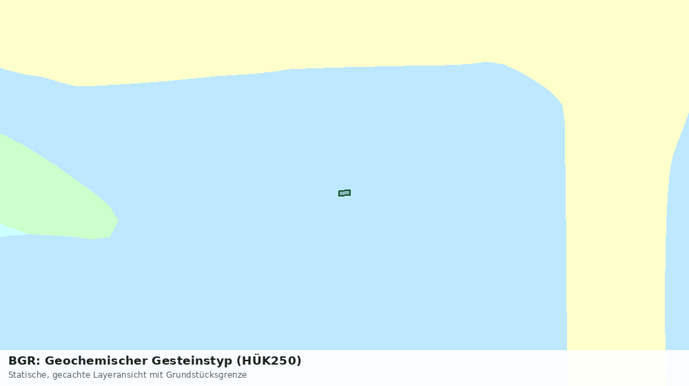 Statische Kartenansicht: BGR: Geochemischer Gesteinstyp (HÜK250)