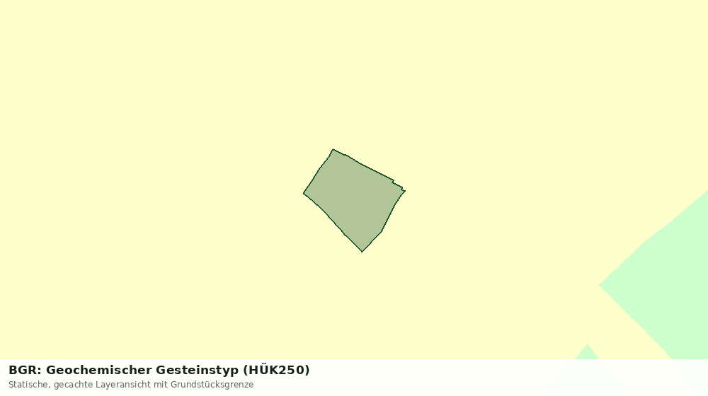 Statische Kartenansicht: BGR: Geochemischer Gesteinstyp (HÜK250)