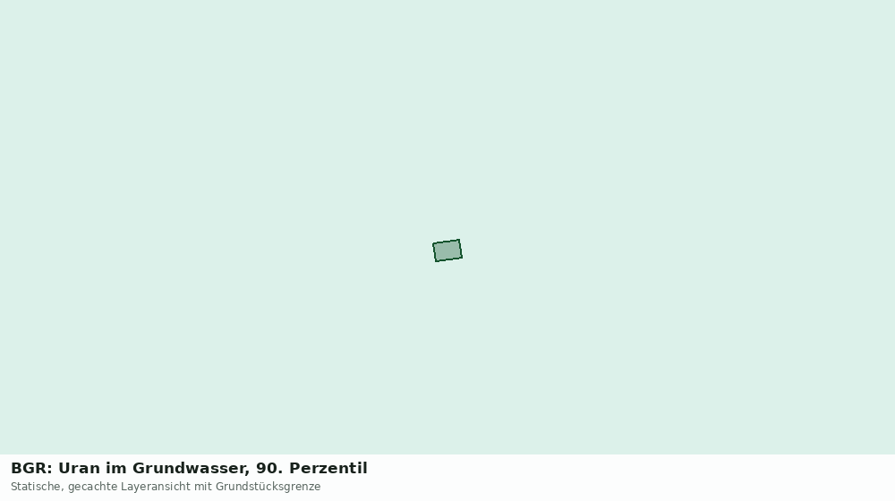 Statische Kartenansicht: BGR: Uran im Grundwasser, 90. Perzentil