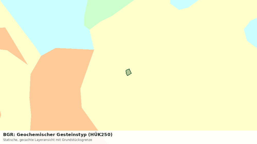 Statische Kartenansicht: BGR: Geochemischer Gesteinstyp (HÜK250)