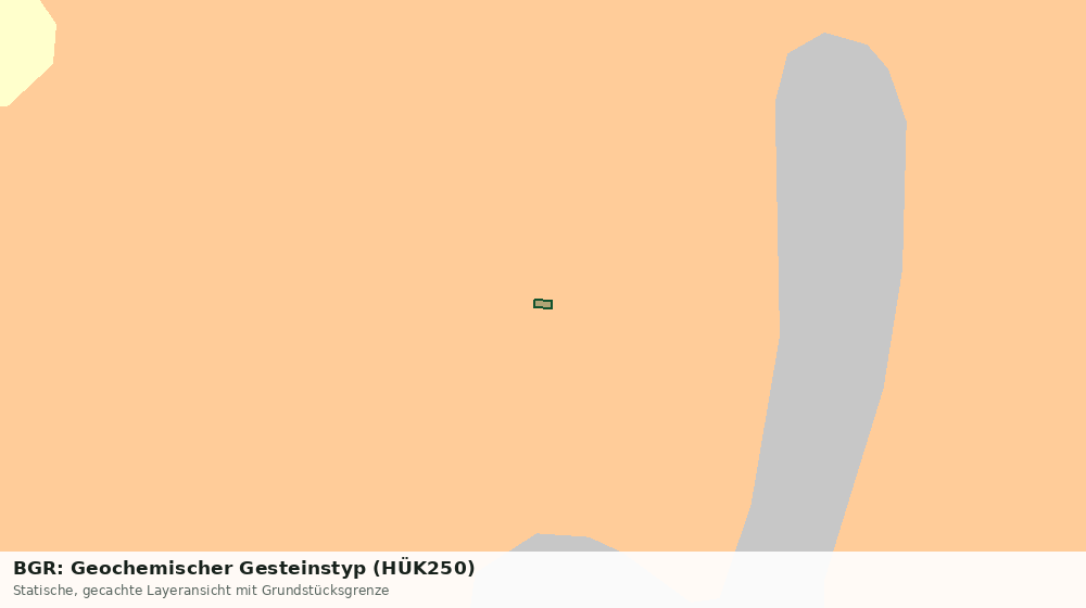Statische Kartenansicht: BGR: Geochemischer Gesteinstyp (HÜK250)