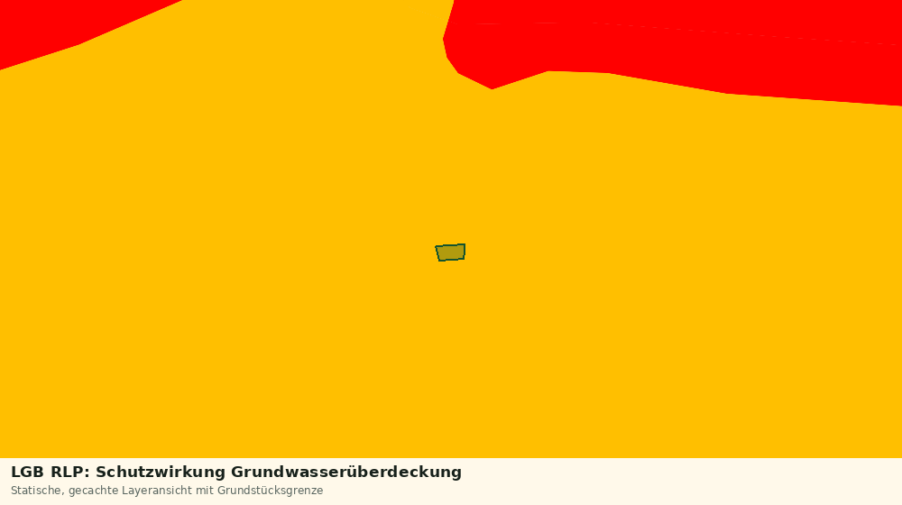 Statische Kartenansicht: LGB RLP: Schutzwirkung Grundwasserüberdeckung