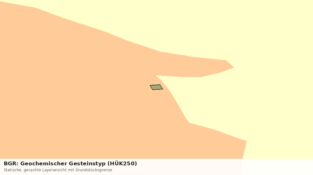 Statische Kartenansicht: BGR: Geochemischer Gesteinstyp (HÜK250)