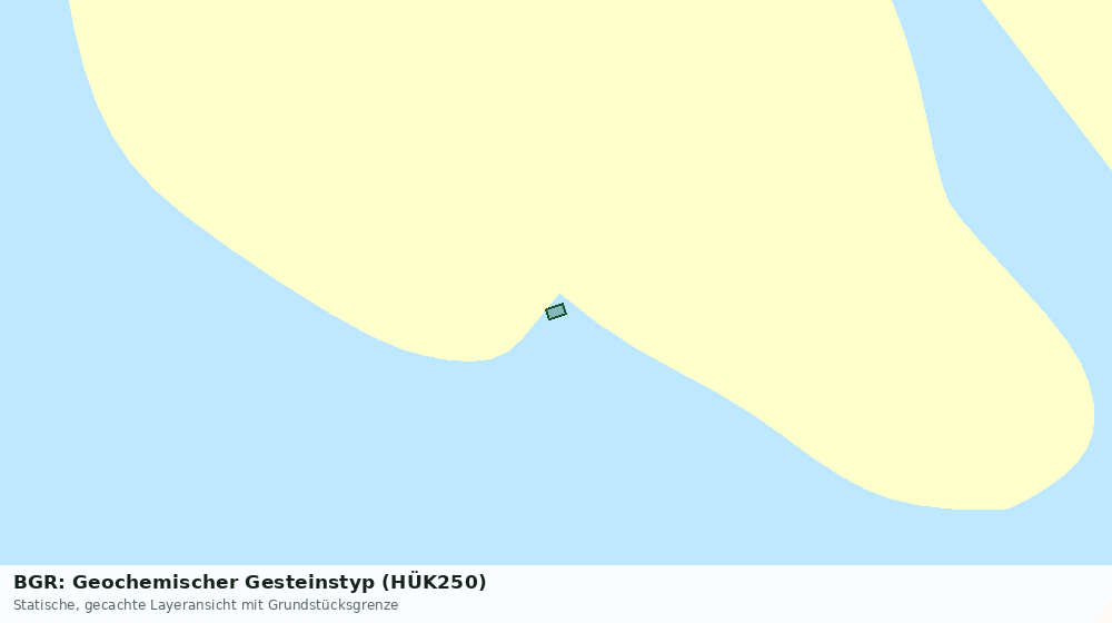 Statische Kartenansicht: BGR: Geochemischer Gesteinstyp (HÜK250)