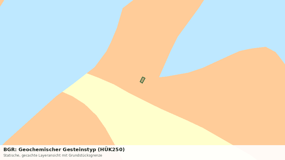 Statische Kartenansicht: BGR: Geochemischer Gesteinstyp (HÜK250)