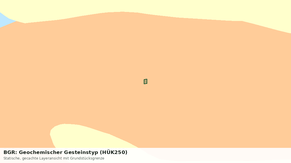 Statische Kartenansicht: BGR: Geochemischer Gesteinstyp (HÜK250)