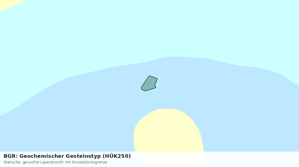 Statische Kartenansicht: BGR: Geochemischer Gesteinstyp (HÜK250)