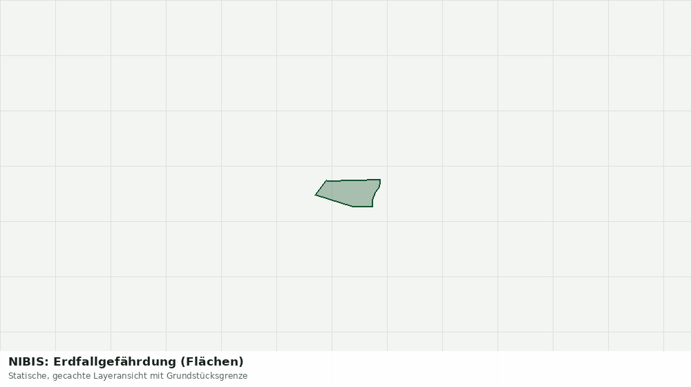 Statische Kartenansicht: NIBIS: Erdfallgefährdung (Flächen)