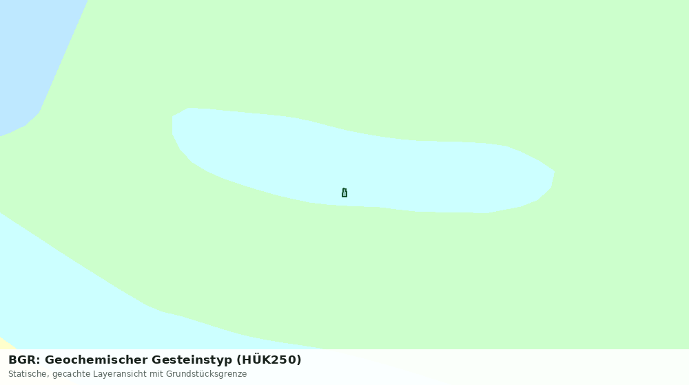 Statische Kartenansicht: BGR: Geochemischer Gesteinstyp (HÜK250)
