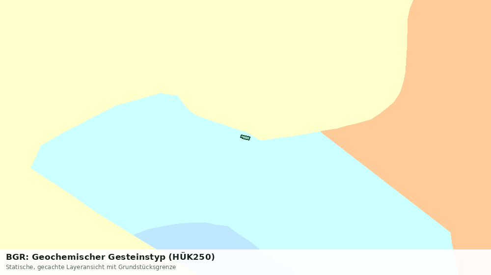 Statische Kartenansicht: BGR: Geochemischer Gesteinstyp (HÜK250)