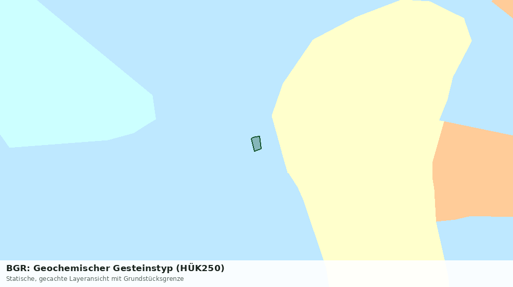 Statische Kartenansicht: BGR: Geochemischer Gesteinstyp (HÜK250)