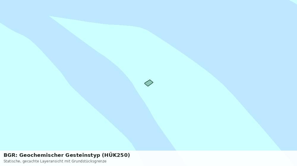 Statische Kartenansicht: BGR: Geochemischer Gesteinstyp (HÜK250)
