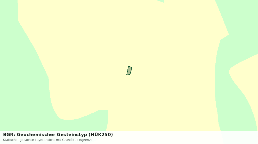 Statische Kartenansicht: BGR: Geochemischer Gesteinstyp (HÜK250)