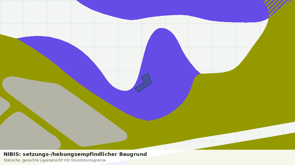 Statische Kartenansicht: NIBIS: setzungs-/hebungsempfindlicher Baugrund
