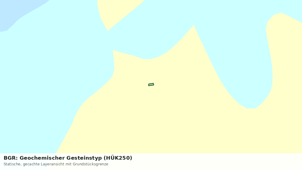 Statische Kartenansicht: BGR: Geochemischer Gesteinstyp (HÜK250)