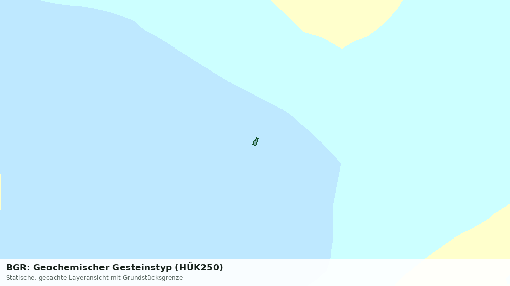 Statische Kartenansicht: BGR: Geochemischer Gesteinstyp (HÜK250)
