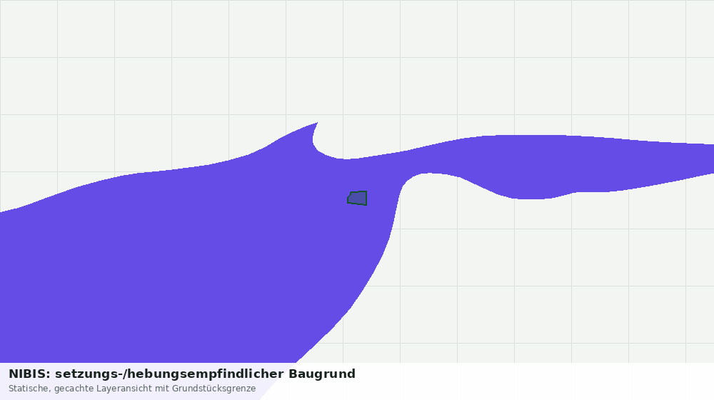 Statische Kartenansicht: NIBIS: setzungs-/hebungsempfindlicher Baugrund